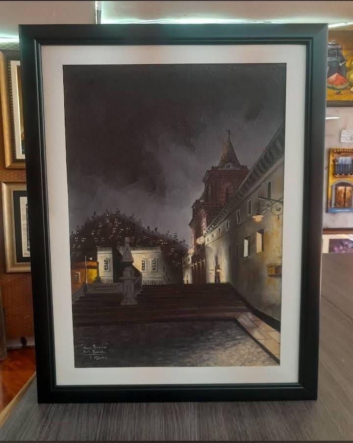 Obra enmarcada artesanal 2