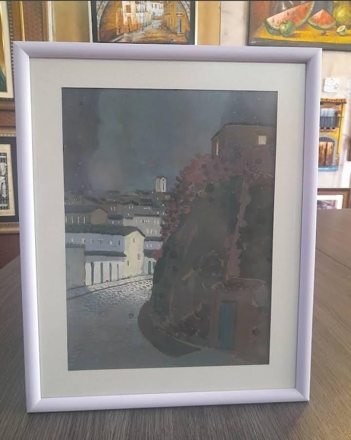 Obra enmarcada artesanal 6