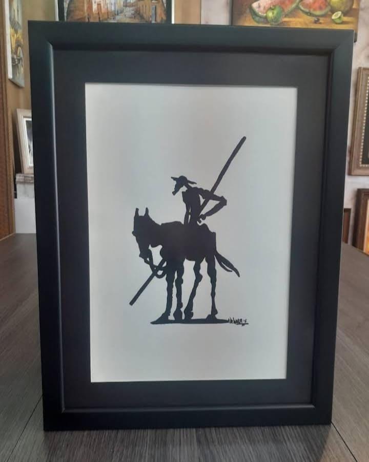 Obra enmarcada artesanal 4