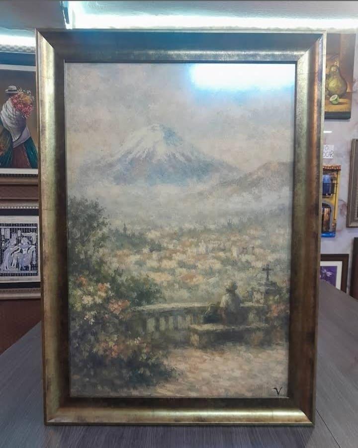 Obra enmarcada artesanal 7